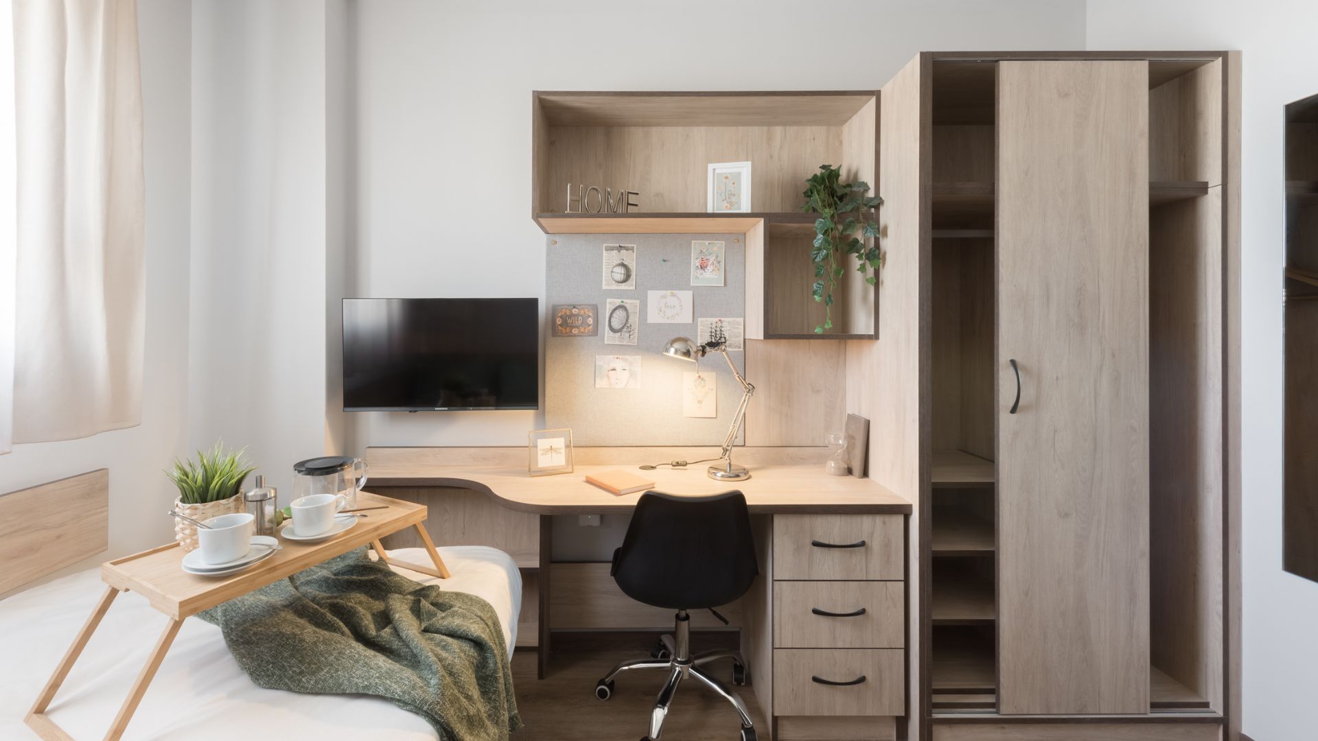 Zona de estudio del estudio de la residencia de Sevilla