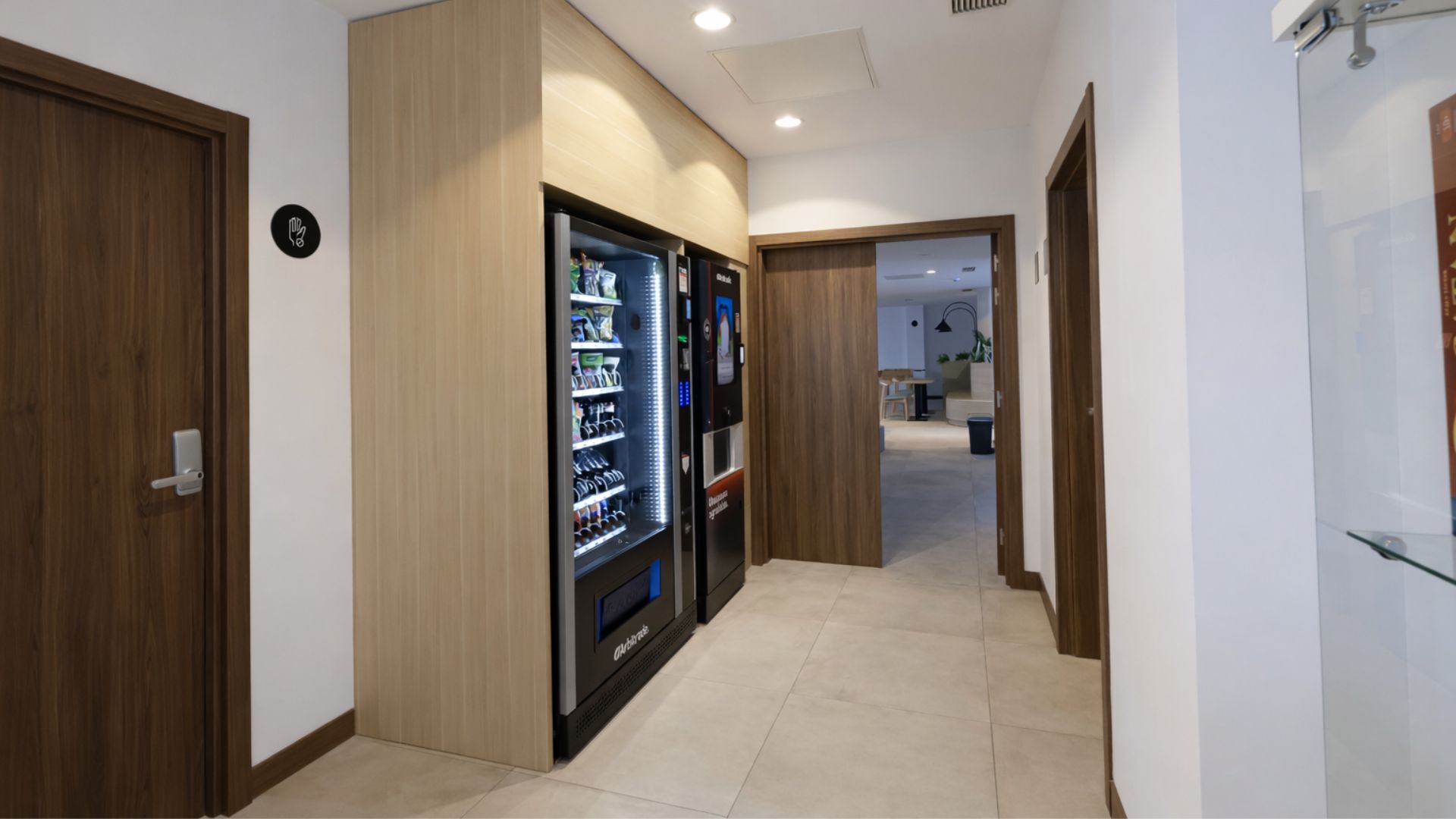 Pasillo interior de la residencia de estudiantes Stephouse Granada