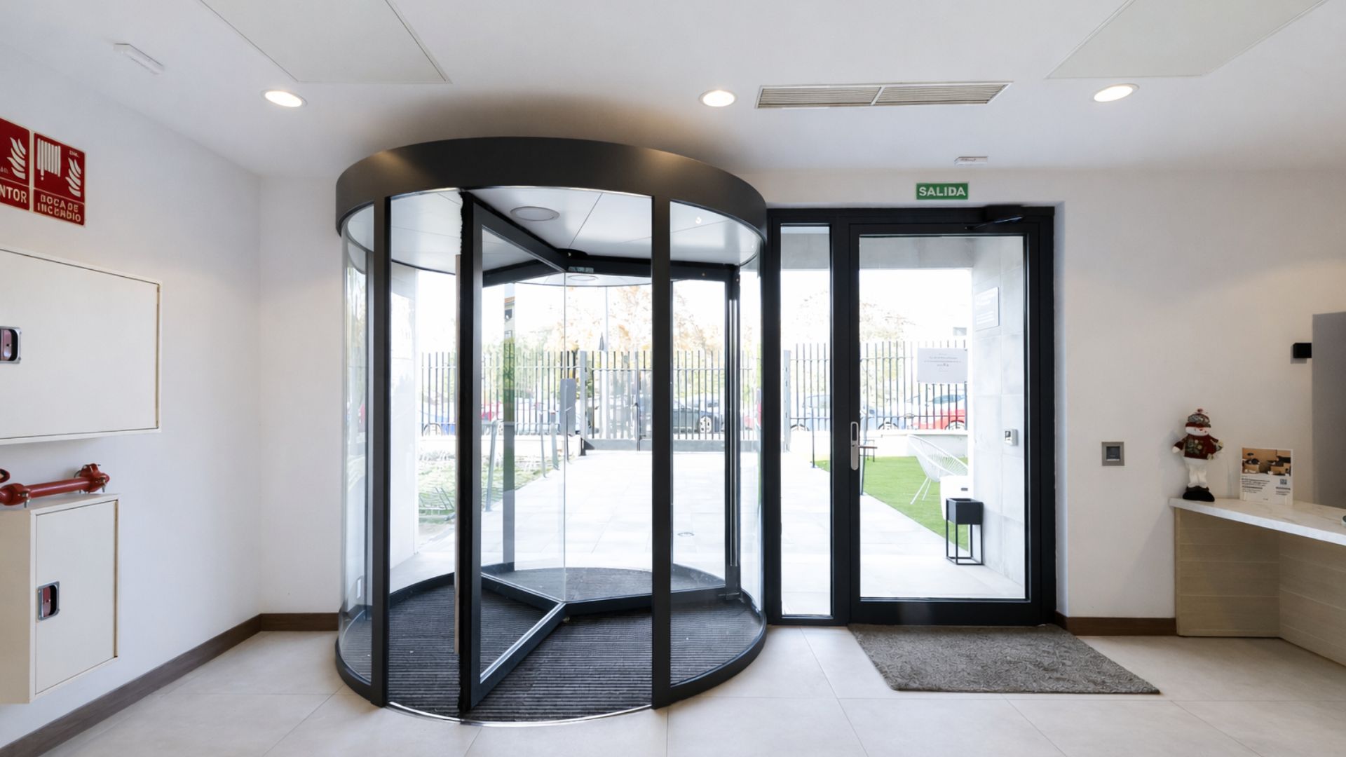 Vestíbulo de entrada de la residencia de estudiantes Stephouse Granada