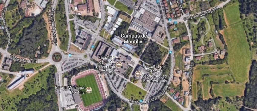 studenti nel campus di Montilivi dell'Università di Girona