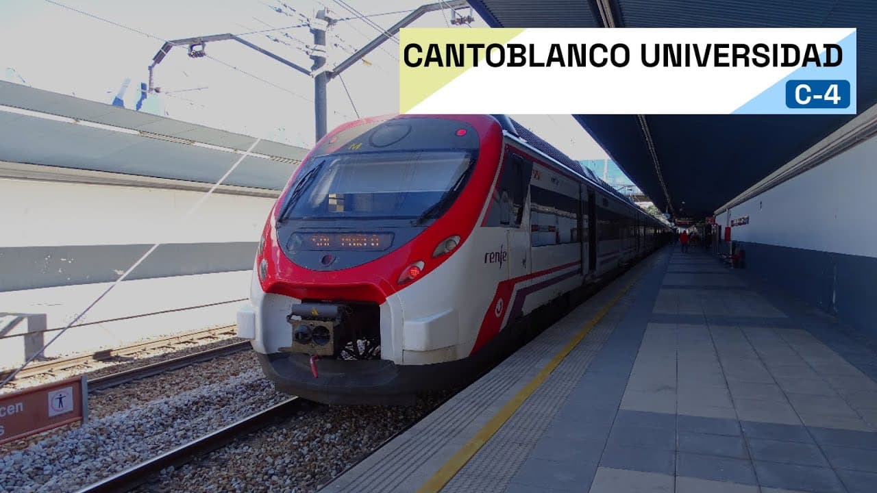linea c4 cercanias madrid paradas hacia cantoblanco universidad