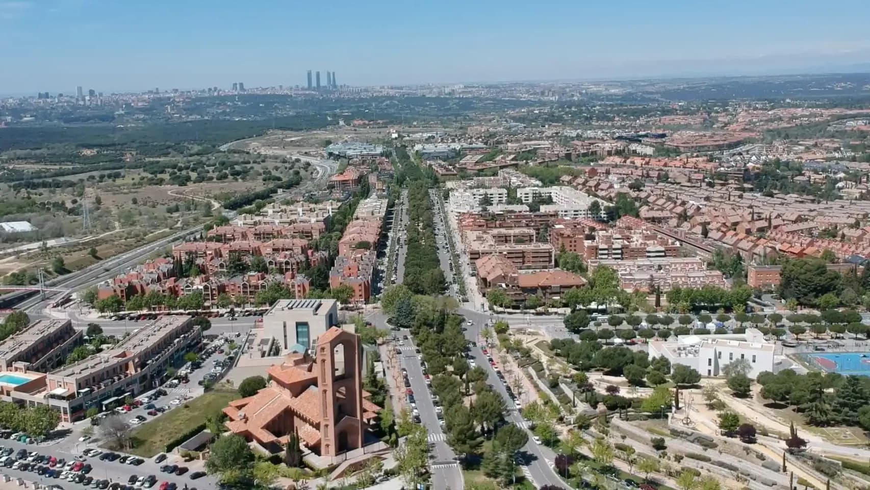 Wohngebiet von Pozuelo de Alarcón