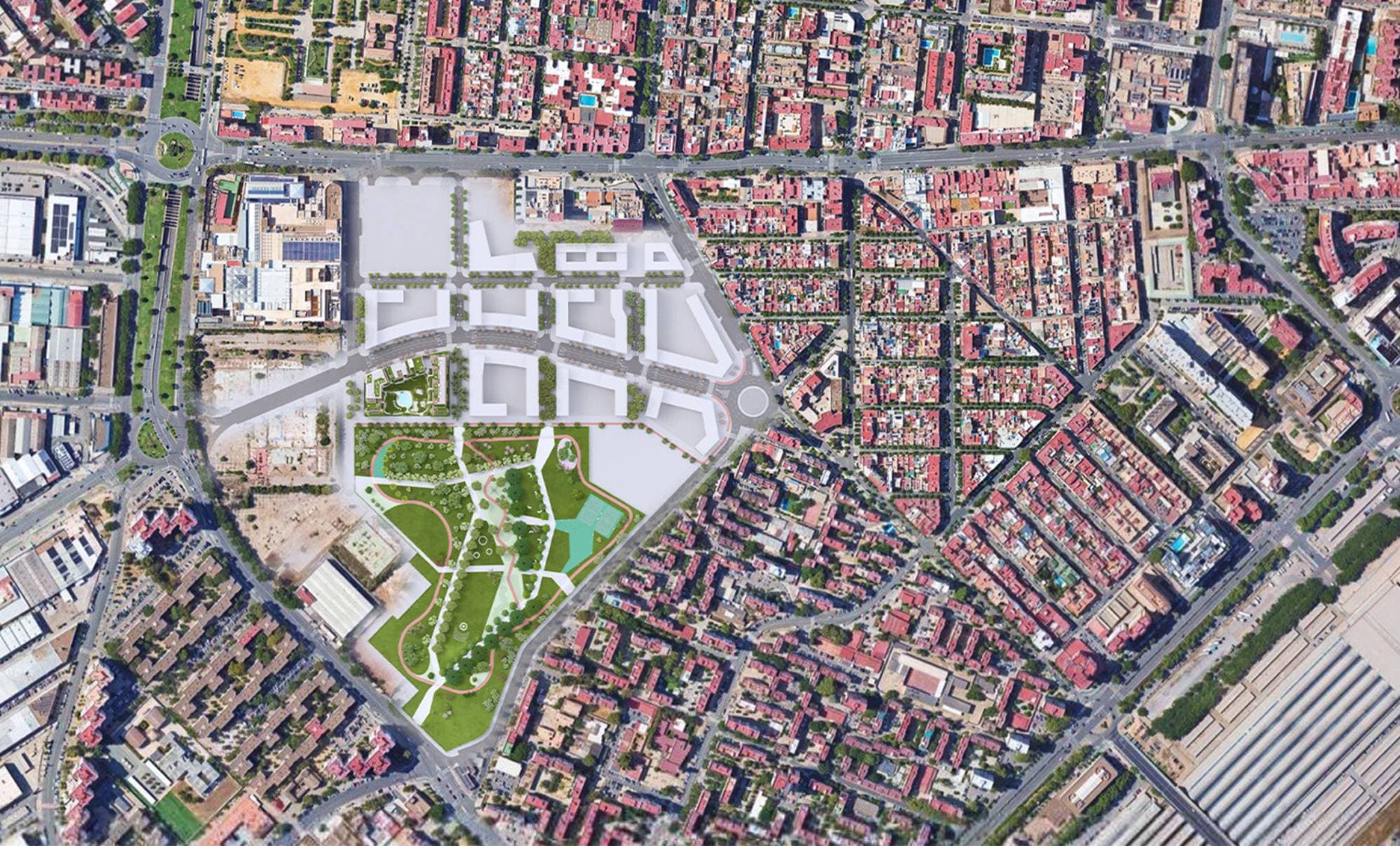 Stadtviertel Nervión in Sevilla mit urbanem Flair