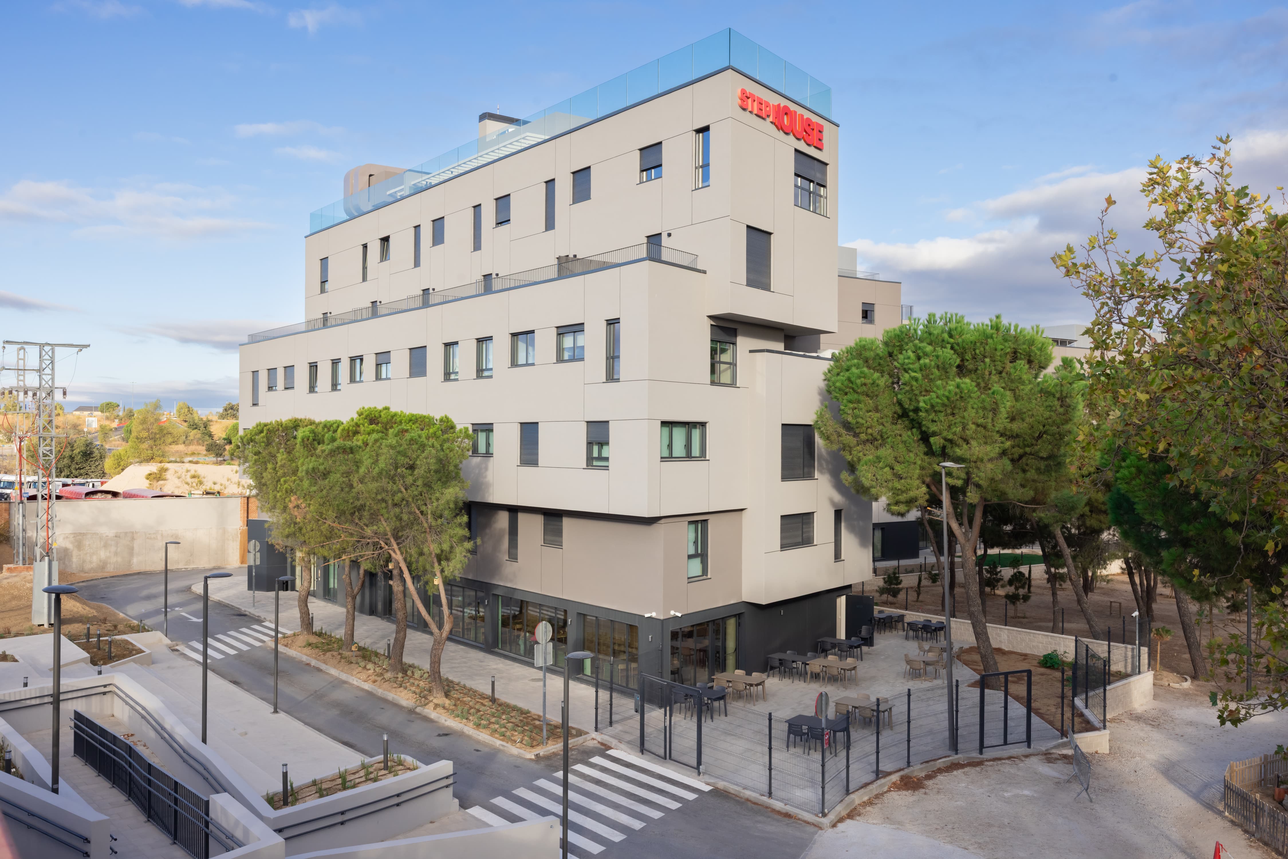 modernes Studentenwohnheim in Spanien