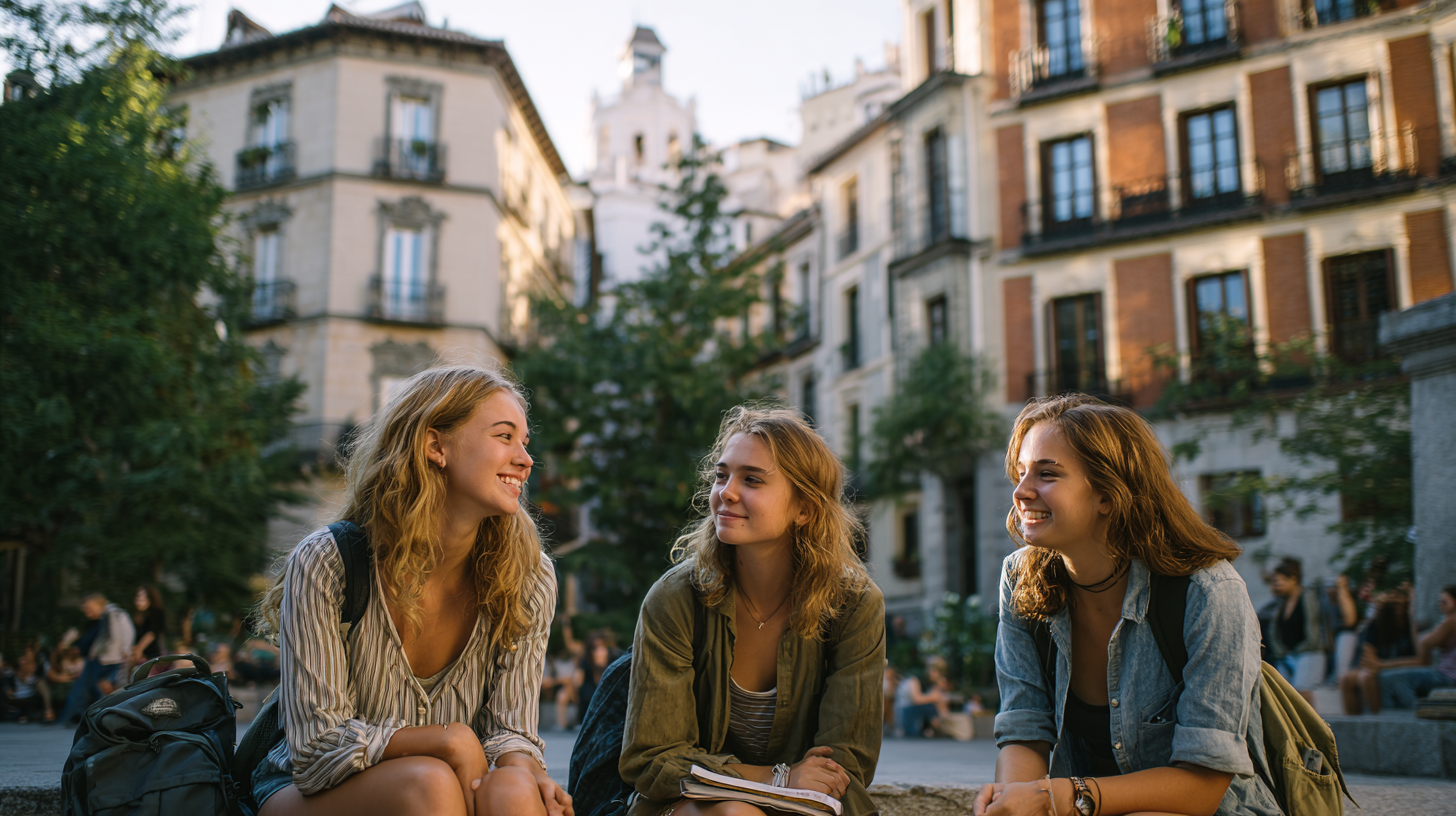 Estudiantes en Madrid
